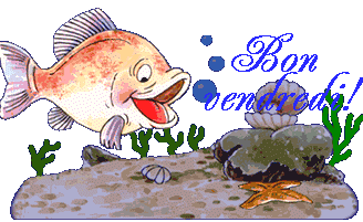 Gif animé Bon vendredi poisson